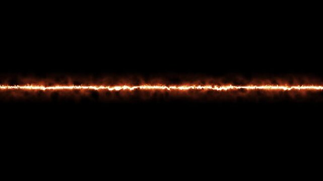 neon lazer line animation with fire and red color black background.....