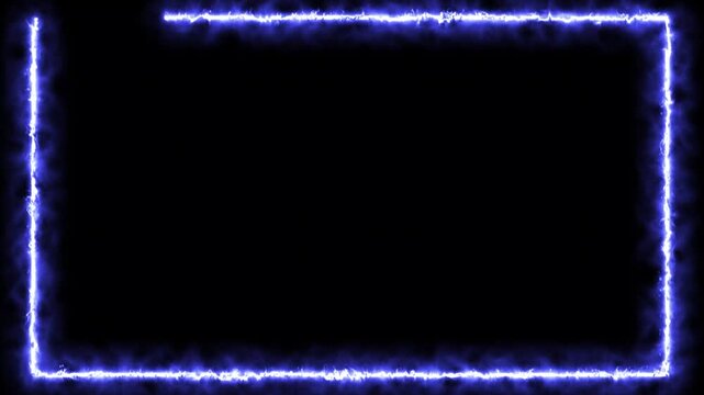 glowing neon fire frame for webcam border and face cam overlay, perfect for streaming, gaming, live video, and digital motion graphic design.....