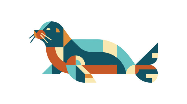 Geometric Seal Illustration