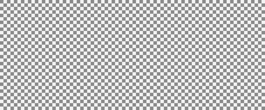 Gray and white checkered seamless vector background. vector transparent background effect.