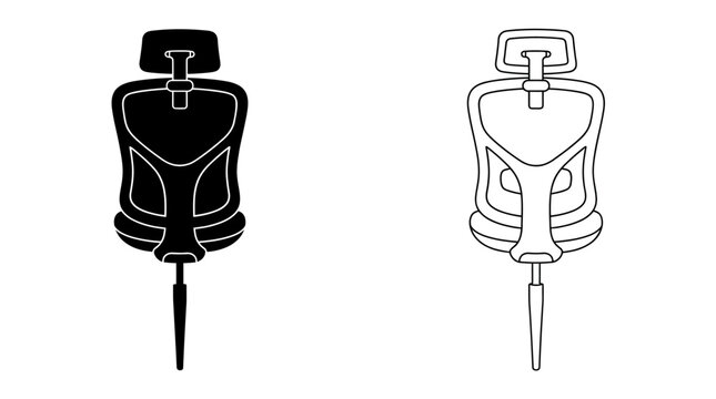 dds silhouette on white background black outline