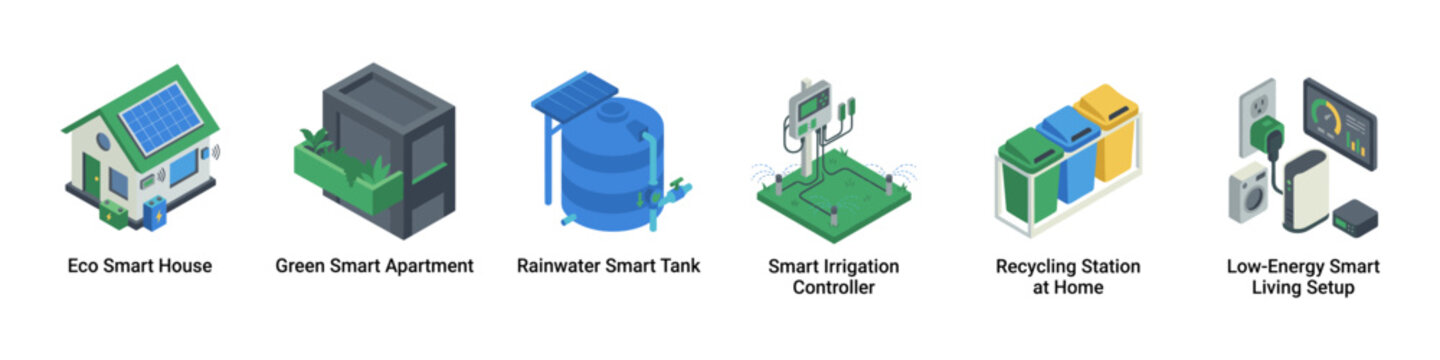 Smart Home Technology Icons