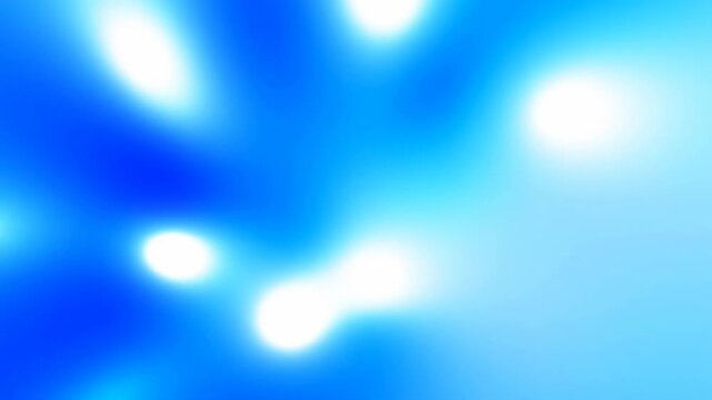 Soft blue abstract light bokeh background