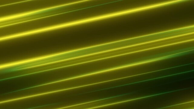 Yellow and green vertical neon light streaks on a dark abstract background