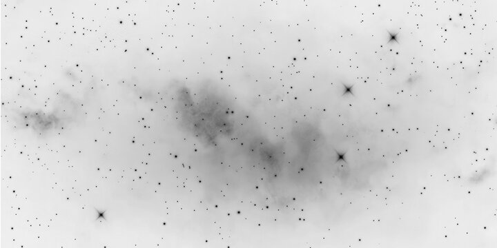 Starry night sky with nebula and distant celestial bodies  