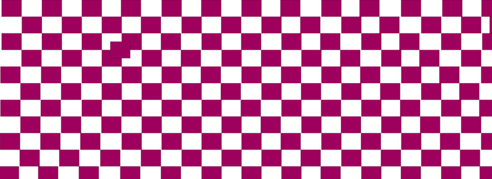 Seamless geometric checkerboard pattern with maroon and white square grid backgroundWeb
