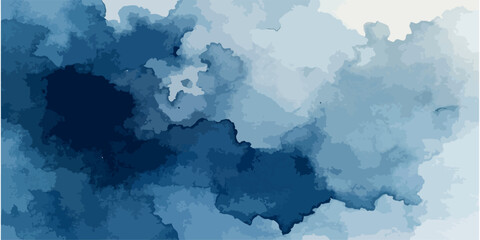 Abstract blue world map illustration with continents and global geography on blue background © Naem