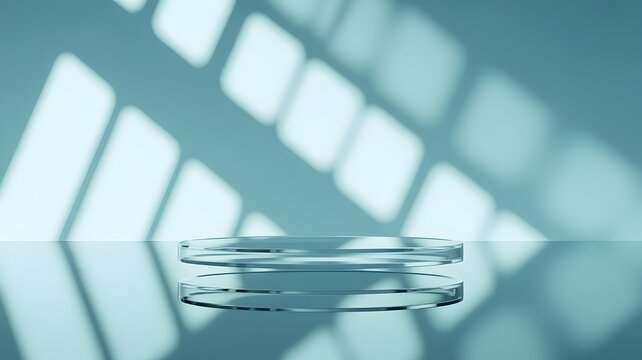 stacked glass rings on reflective surface ring stack minimalist abstract scenic