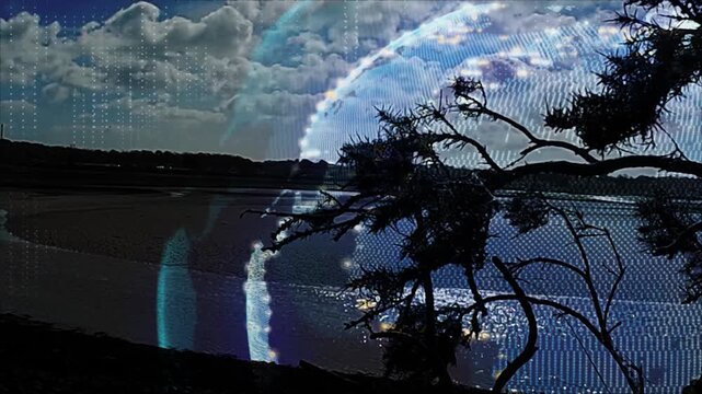 Nature ecology conservation technology concept