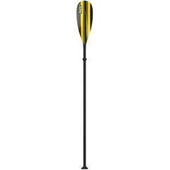 Yellow and black dart standing upright on base © Dill Afroze