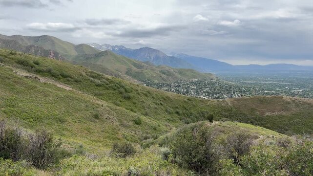 Hiking the Living Room Trail in the Wasatch Mountains, Salt Lake City, Utah