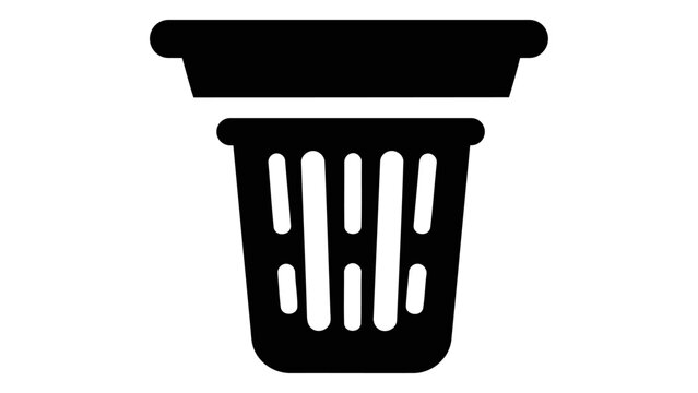 Hair catcher drain filter icon, symbol, glyph prevents clogging by trapping hair in drains, isolated on white background