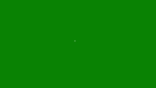 Green screen white circle shockwave animation loop with glowing radial explosion ripple effect for logo reveal music beat video editing chroma key overlay 4k motion design vfx