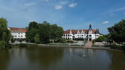 Obraz premium Das Kurhaus in Bad Schmiedeberg