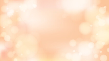 Soft peach bokeh design desktop wallpaper vector © Rawpixel.com