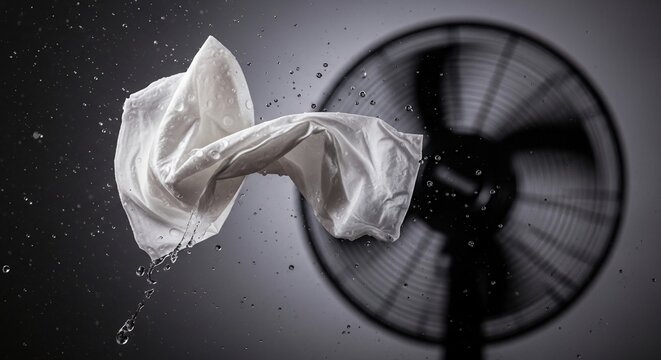Cloth blowing fan
