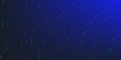 Fototapeta premium Bright blue backdrop with bright lines connected in triangles. 3D rendering eps10