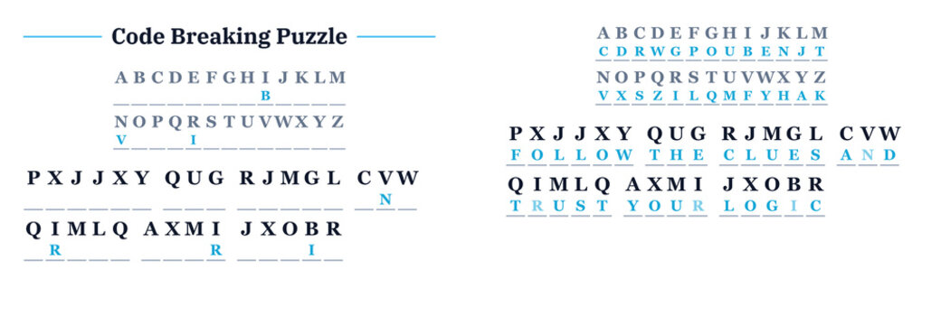Number cipher worksheet with code breaking hidden phrase and answer key