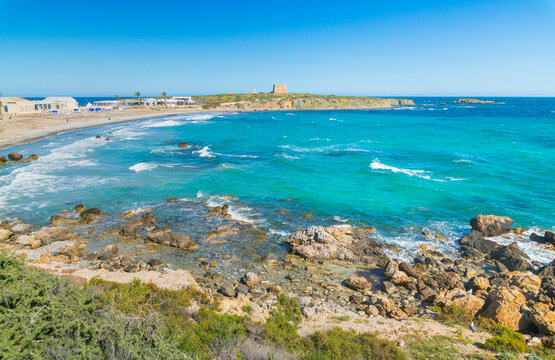 Serene Mediterranean beach scenery at Tabarca Island vacation destination