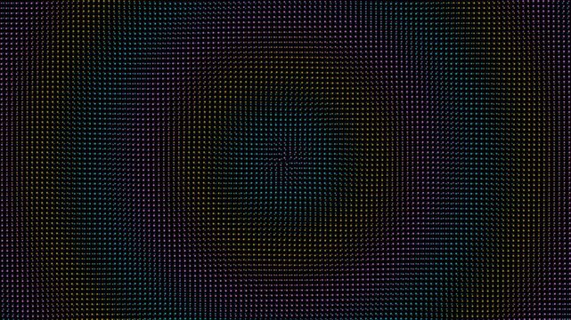 Abstract digital background of colorful halftone dots