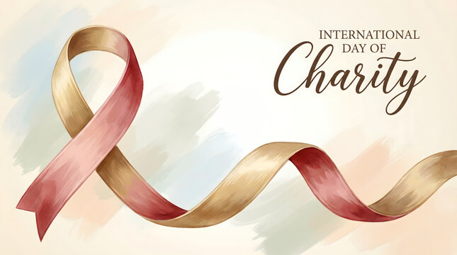 International Day of Charity ribbon symbol