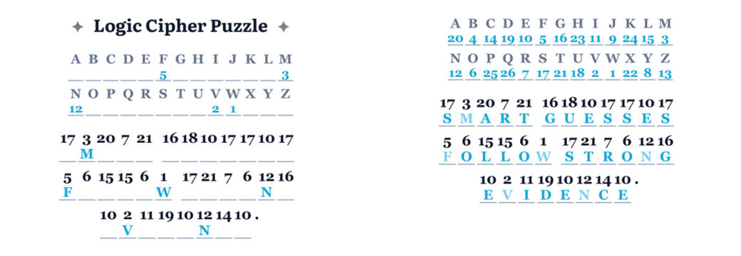 Number cipher worksheet with evidence themed hidden phrase and answer key