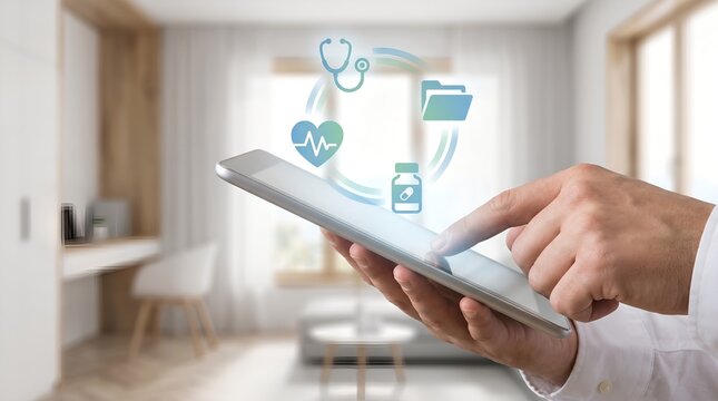 Work Collaboration Technology Concept Background