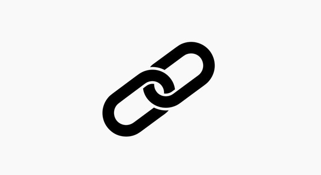 Black chain link metal object.