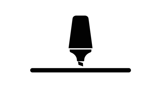 Black marker on white surface.
