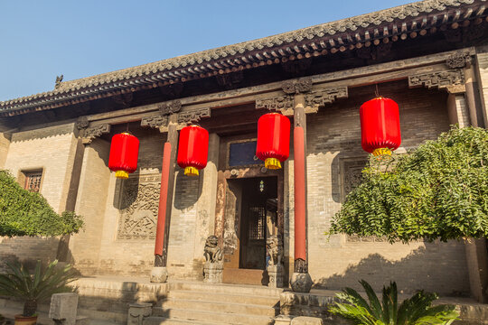 Building in Wang Family Courtyard in Lingshi county, China