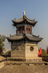 Obraz premium Small tower in Zhangbicun village, Shanxi province, China