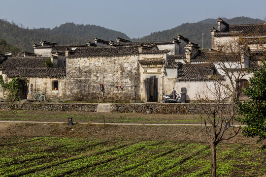 View of Xidi village, Anhui province, China
