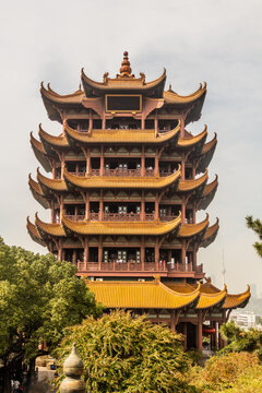 Yellow Crane Tower in Wuhan, China