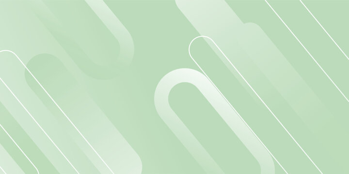 Abstract green background. Minimal geometric white light background abstract design. Creative element design in vetor illustration