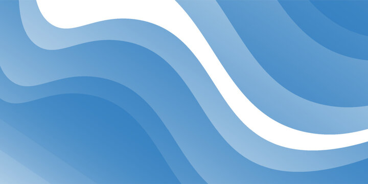 Simple blue waves background. Vector Illustration. modern concept. modern wave good gradient