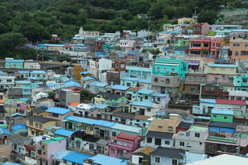 Fototapeta premium view of Gamcheon