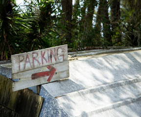 Obraz premium parking sign 