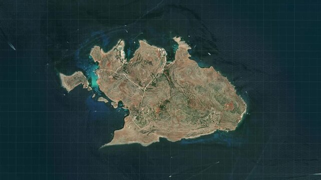 Comino Island Map Animation
