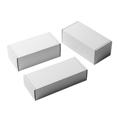 Naklejka premium Stack of blank white rectangular paper blocks on flat surface
