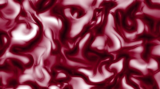 Abstract maroon white swirling liquid texture suitable for backgrounds, packaging design, branding, fashion prints, and digital art projects.