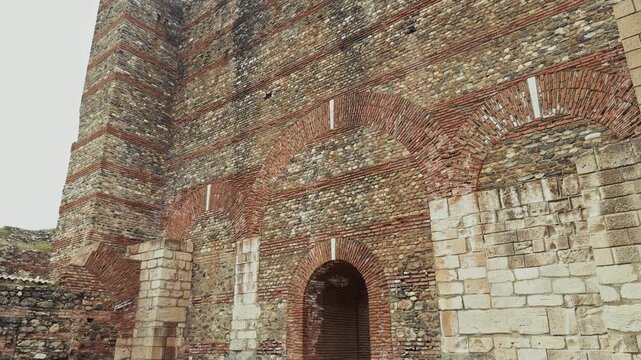 Ancient Roman Gymnasium Ruins At Archaeological Site In Sardis Salihli