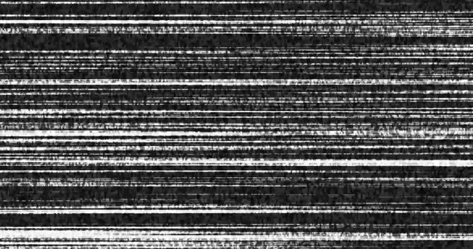 Analog tv noise background for signal loss and broadcast error. Television glitch interference and screen flashing distortion old style noise animation