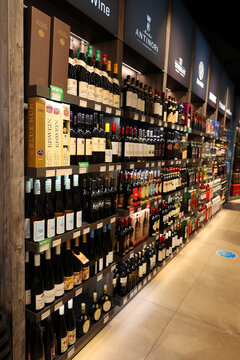 MUNICH GERMANY: Duty free shop in Munich International Airport, Germany. The Munich Airport (MUC) Germany's second busiest airport is a major hub for Lufthansa (LH)