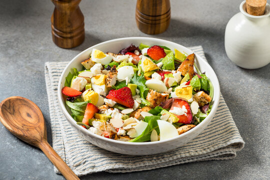 Organic Summer Chicken Strawberry Salad