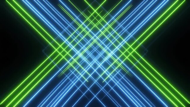 サイバーブルー&times;グリーンレーザー背景