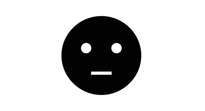 Sad face emoticon expression symbol.