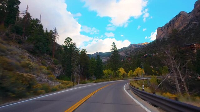 Mount Charleston POV Drive, Nevada, USA