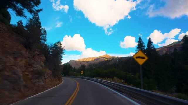 Mount Charleston POV Drive, Nevada, USA