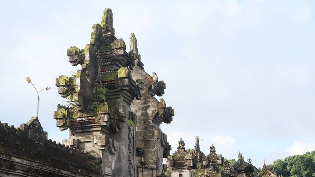 Building and Architecture at Originally Traditional House Bali Culture. This is the main gate to the house