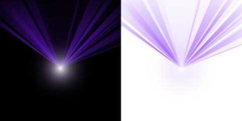 Abstract Purple Light Rays Emitting From A Glowing Sphere In Space Cosmic Energy Concept For Sci Fi Backgrounds © SimpleDesignStudio